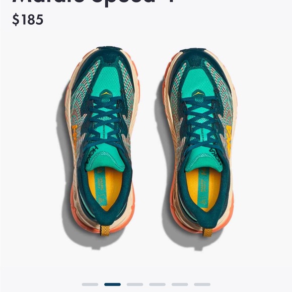 Hoka Mafate Speed 4 trail running shoes in deep teal/water garden - Picture 2 of 9